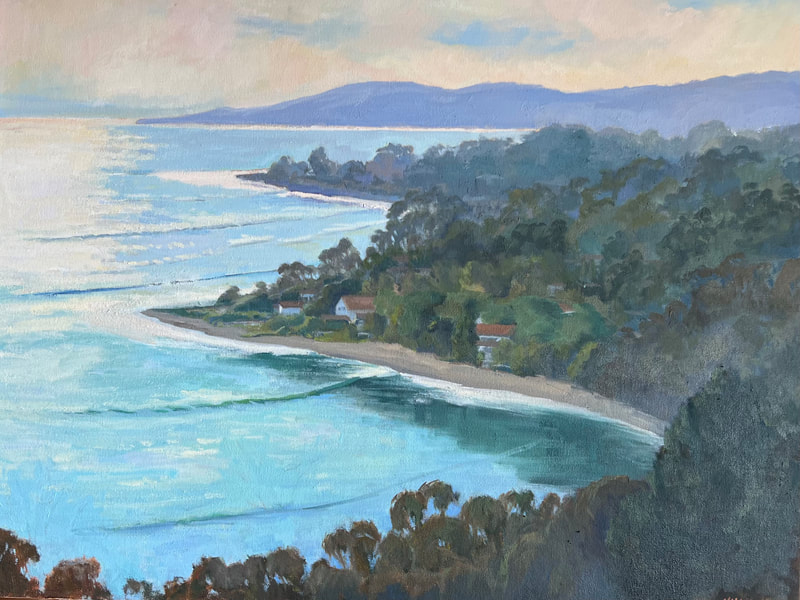 11 Kerri Hedden Santa Barbara Shoreline 24x30 oil 3800