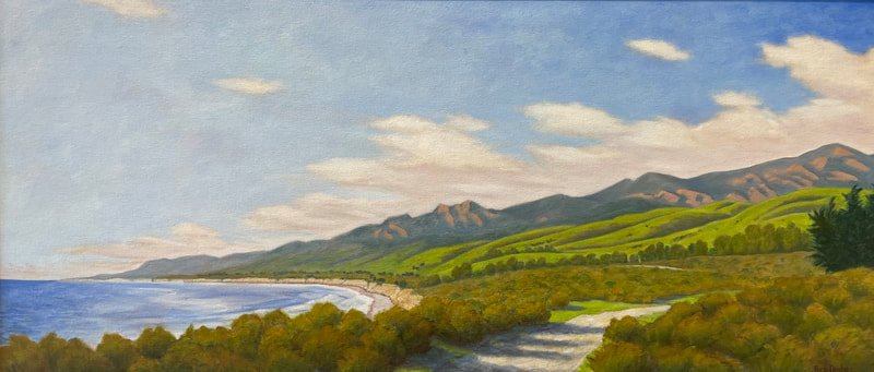 13 Rick Drake Near Tajiguas 16x36 oil 1200