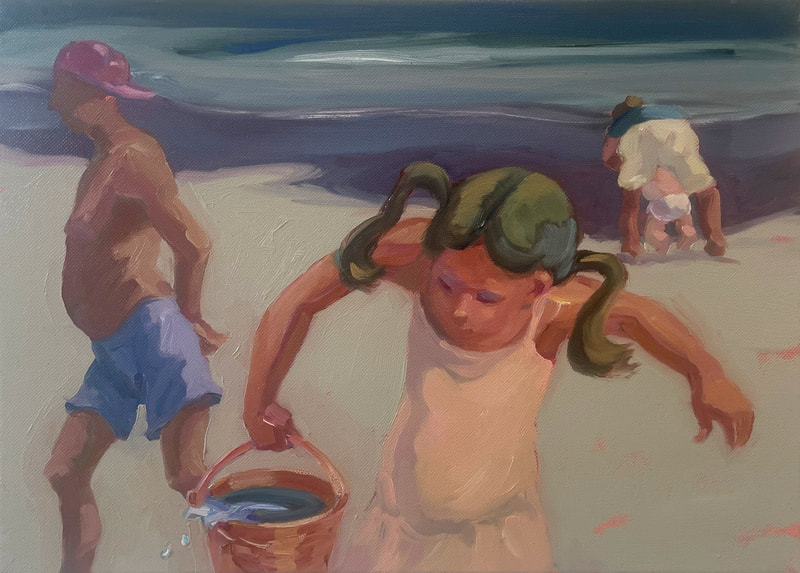 17 Pamela Hill Enticknap Beach Bucket oil 950