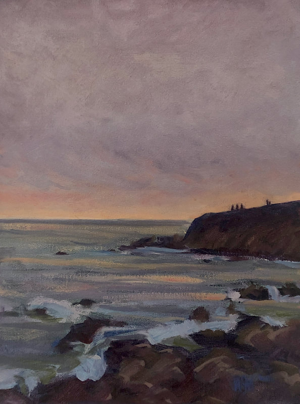 28 William Mitchell Sunset Walk, Fiscaliny Ranch 16x12 oil 750