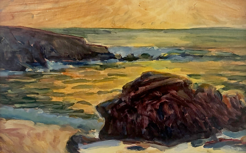 29 William Mitchell Montaña de Oro Sunset 8x12 oil 650