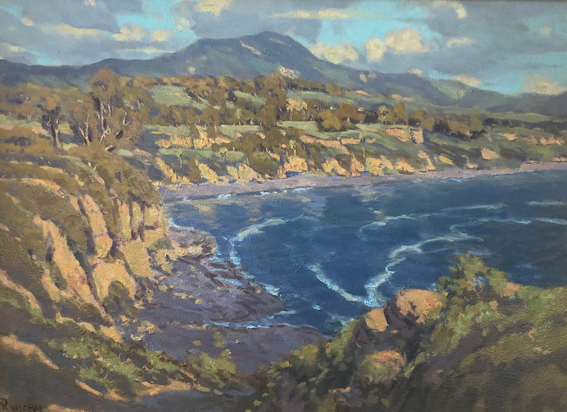 32 Rodolfo Rivademar Carpinteria Bluffs  18x24 oil 3000