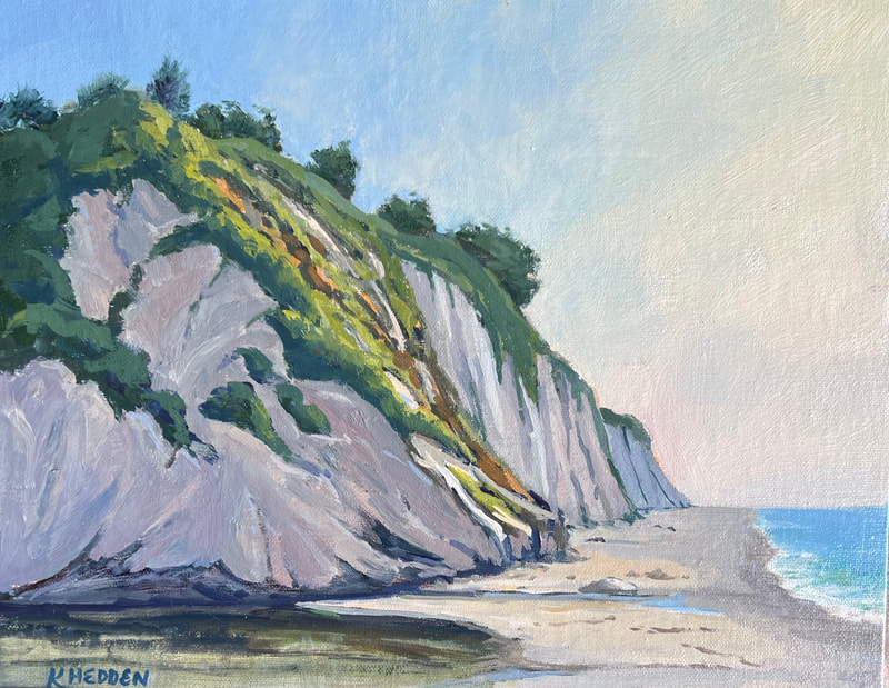 7 Kerri Hedden Hendry's Beach 8x10 oil 750