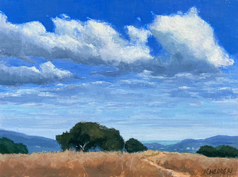 8 Kerri Hedden After the Rain, San Marcos Foothills 9x12 oil 875